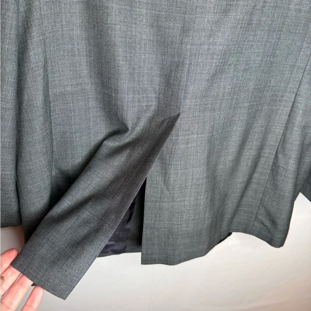 Brooks Brothers Golden Fleece Men's 100% Wool Blazer Gray Plaid 2 Button 44R